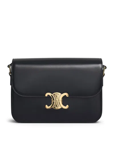 CELINE TRIOMPHE CLASSIQUE BAG IN GLOSSY CALFSKIN