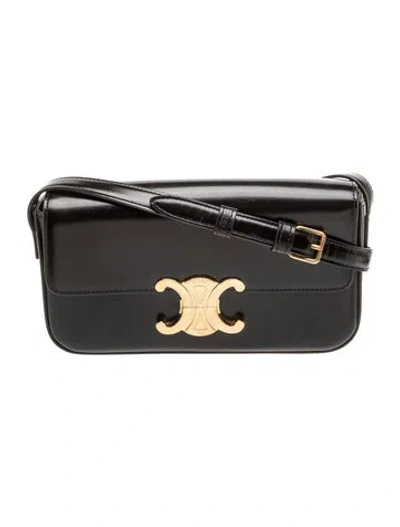 Pre-owned Celine Triomphe Claude 2023 In Black
