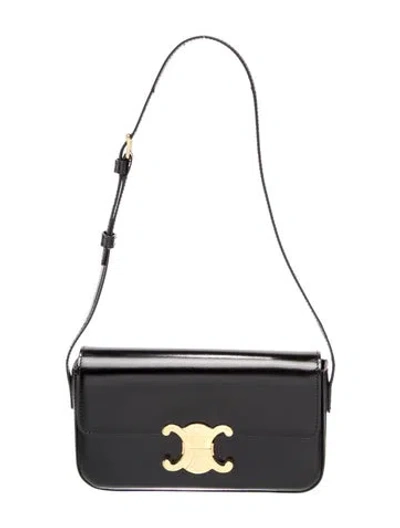 Pre-owned Celine Triomphe Claude 2023 In Black