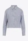 Celine Triomphe Cropped Shirt