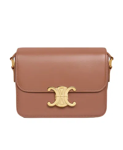 CELINE TEEN TRIOMPHE BAG IN SHINY CALFSKIN