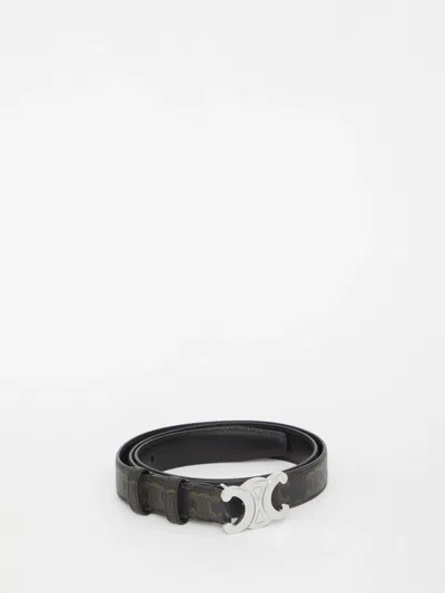 CELINE CELINE TRIOMPHE FABRIC BELT