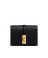 Celine Triomphe Flip Card Bag In Black