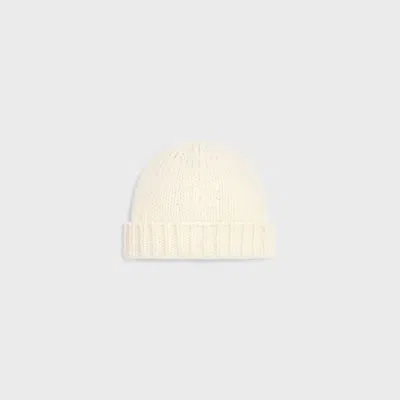 Celine Triomphe Hat In Cashmere And Silk In Neutral