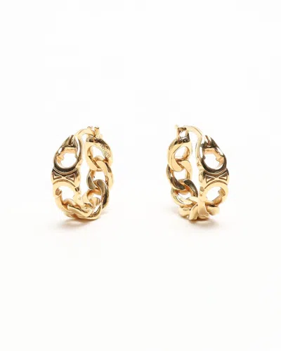 Celine Céline Triomphe Hoop Earrings