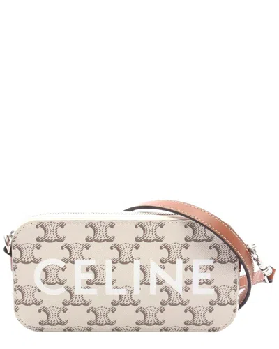 Celine Triomphe Horizontal Pouch Shoulder Bag (authentic Pre-loved)