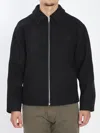 Celine Triomphe Jacket In Wool In Black
