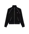 Celine Triomphe Knitted Sports Jacket In Black/white