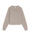 Celine Triomphe Knitted Sweater In Nude
