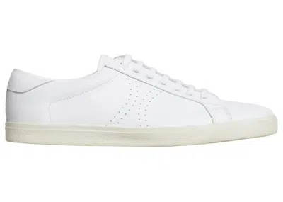 Pre-owned Celine Triomphe Laceup Sneaker (women's) Sneakers In White