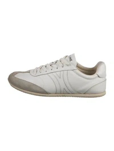 Pre-owned Celine Triomphe Leather Athletic Sneakers In Multicolor