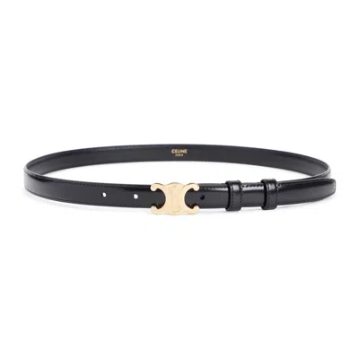 CELINE CELINE TRIOMPHE LEATHER BELT WOMEN