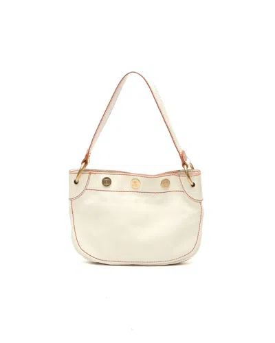 Celine Céline Triomphe Leather Handbag In Pink