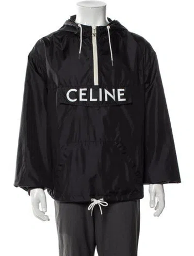 Pre-owned Celine Triomphe Linen Shirt In Gray