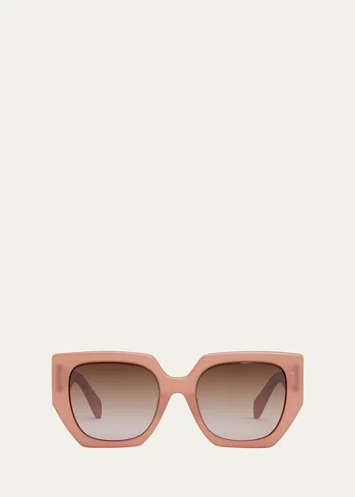 Celine 58mm Cat Eye Sunglasses In Pink Other Gradie