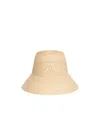 Celine Triomphe Logo Hat In Nude