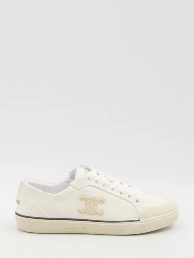 Celine Triomphe Low Top Sneaker In Neutral