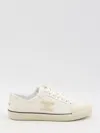 Celine Triomphe Low Top Sneaker In White