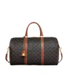 Celine Triomphe Medium Travel Bag In Brown