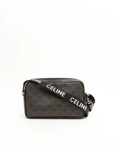 Celine Céline Triomphe Messenger Bag In Multi