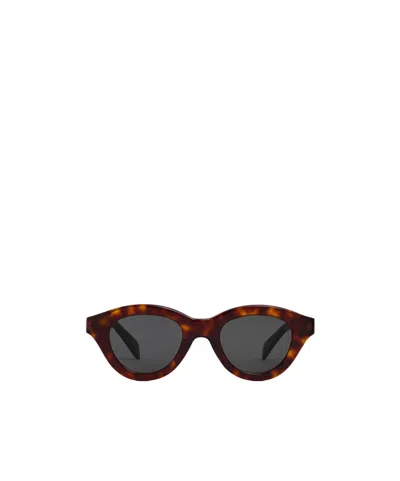 Celine Triomphe Mini 01 Sunglasses In Acetate In Brown