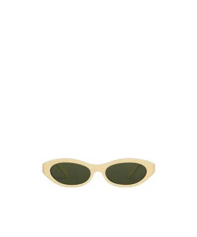 Celine Triomphe Mini 02 Sunglasses In Acetate In Vanilla