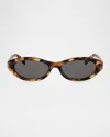 Celine Triomphe Mini 54mm Oval Sunglasses