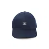 Celine Women Logo Baseball Cap In Blue
