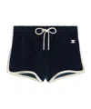 Celine Triomphe Mini Shorts In Black