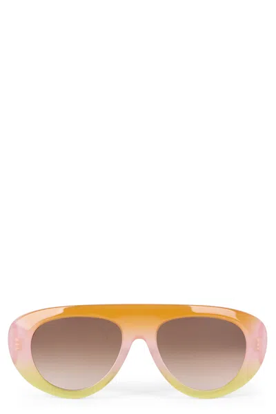 Celine Triomphe Modern Sunglasses In Multicolor