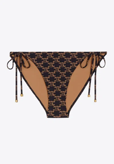 CELINE TRIOMPHE MONOGRAM BIKINI BOTTOM