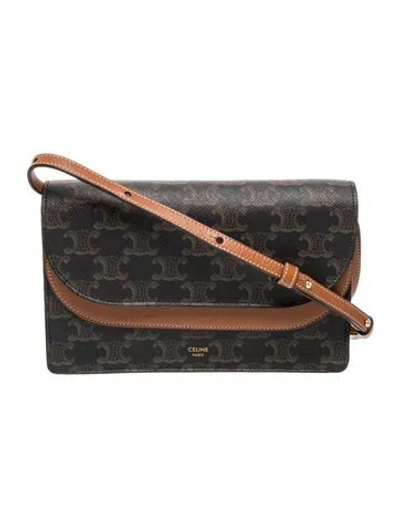 Pre-owned Celine Triomphe In Multi