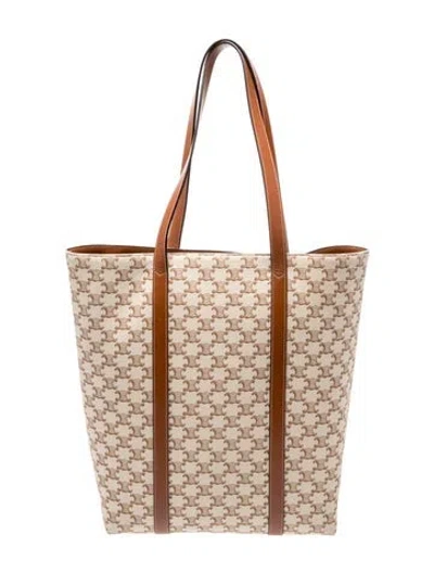 Pre-owned Celine Triomphe Museum Bag 2023 In Neutral