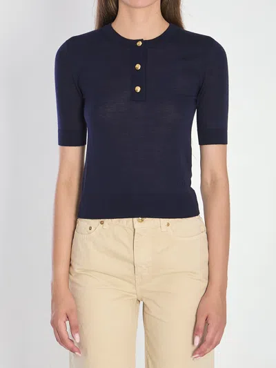 Celine Triomphe Navy Polo