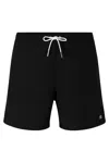 Celine Triomphe Nylon Swim Shorts In Black