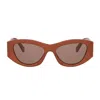 Celine Full Frame Sunglasses In Brown