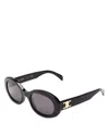 Celine Triomphe Oval Sunglasses, 52mm In Orange