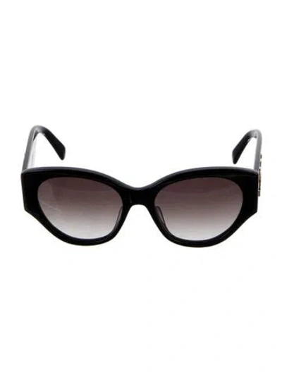 Pre-owned Celine Triomphe Oversize Sunglasses In Black