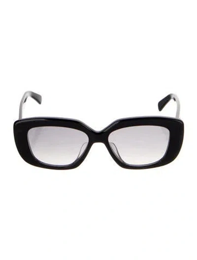 Pre-owned Celine Triomphe Oversize Sunglasses In Black
