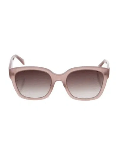 Pre-owned Celine Triomphe Oversize Sunglasses In Pink