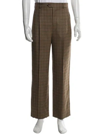 Pre-owned Celine Triomphe Pants In Brown