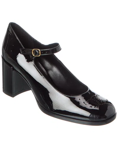 Celine Triomphe Patent Pump In Black
