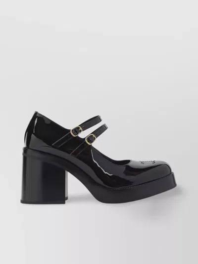 CELINE TRIOMPHE PERFORATED BABIES 90 ROUND TOE