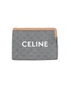 Celine Céline Triomphe Pouch In White