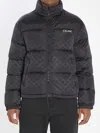 Celine Quilted Logo-jacquard Nylon Down Jacket In Black