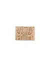 Celine Triomphe Python Leather Card Holder In Neutral