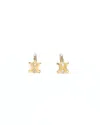 Celine Céline Triomphe Rhinestone Clip-on Earring
