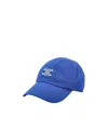 Celine Triomphe Richelieu Cap In Nylon In Blue