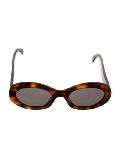 Pre-owned Celine Triomphe Round Sunglasses In Multi