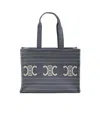 Celine Triomphe Shoulder Bag In Gray